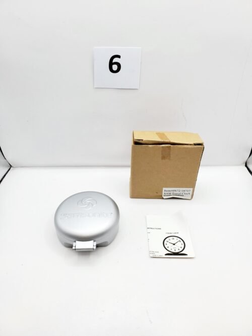 Samsonite Folding Travel Alarm Clock Battery Operated Flip Camping