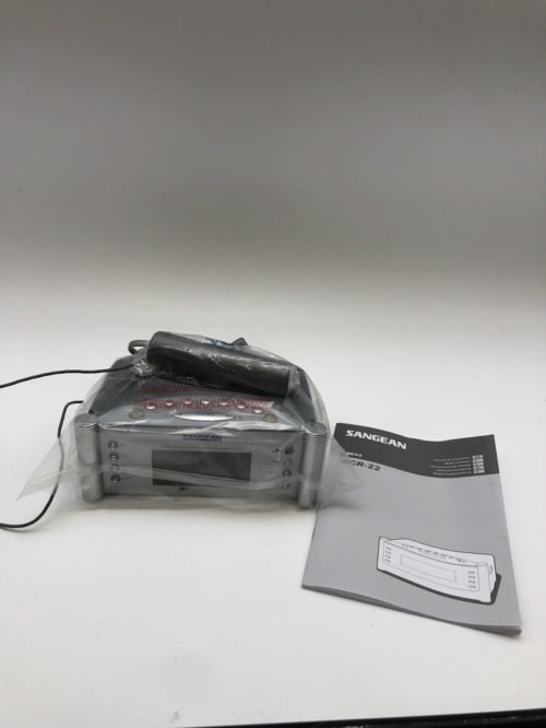 Sangean RCR-22 AM FM Atomic Clock Radio LCD Display