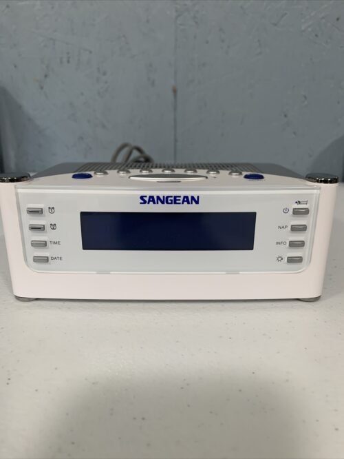 Sangean RCR-22 Atomic Digital Alarm Clock AM/FM Radio With Signal Sensor Tested