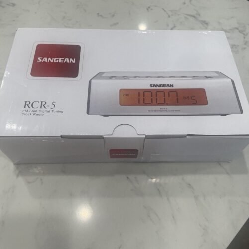 Sangean RCR-5 Digital Tuning AM/FM Alarm Clock Radio (dual alarms) nap mode @