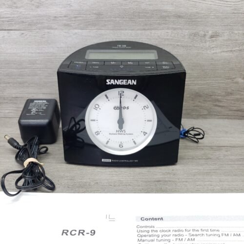 Sangean RCR-9 AM/FM-RDS Digital Tuning Atomic Clock Radio