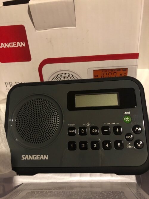 SANGEAN Sangean Am And Fm Digital Portable Receiver With Alarm Clock (black)