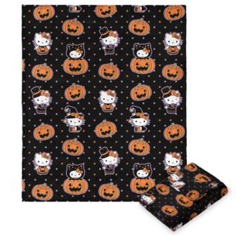 Sanrio Hello Kitty Cutie Costume Silk Touch Throw Blanket 50x70 Inches