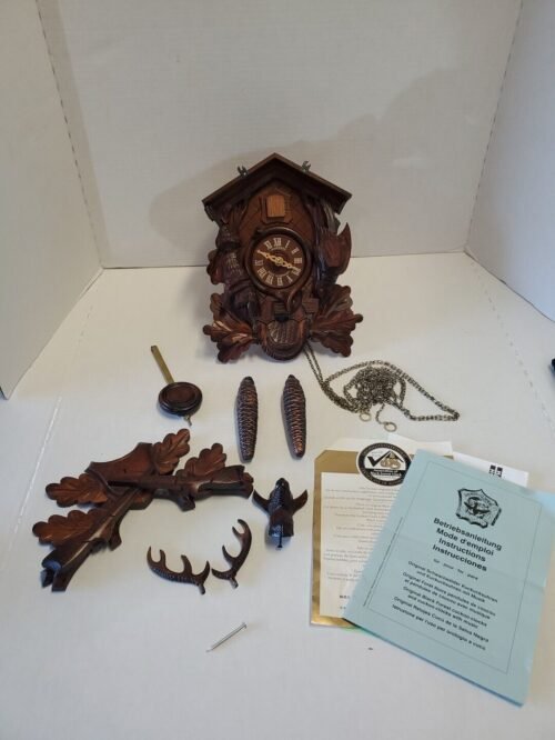 Schneider Hunter Cuckoo Deer Rabbit Pheasant Germany Black Forest Vintage VGC