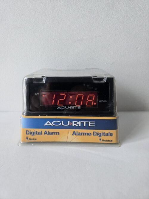 Sealed Vintage Acurite Digital Alarm Clock Electric
