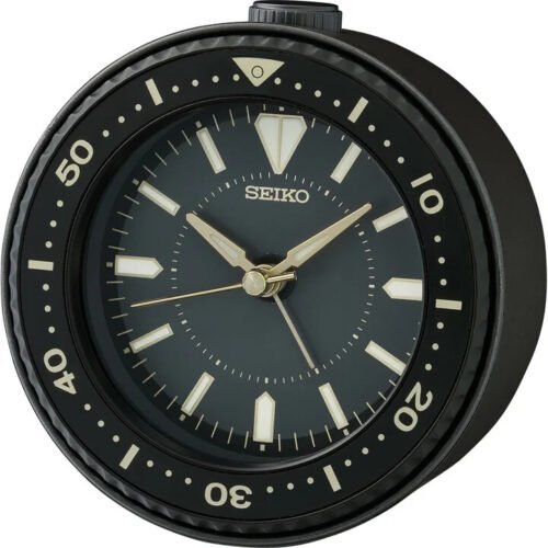 Seiko Alarm Clock QHE184A that incorporates the design of Seiko diver's watch