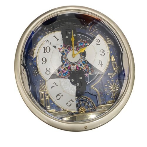 Seiko Clock Hanging clock Radio wave Analog Karakuri 6 songs Melody From Japan