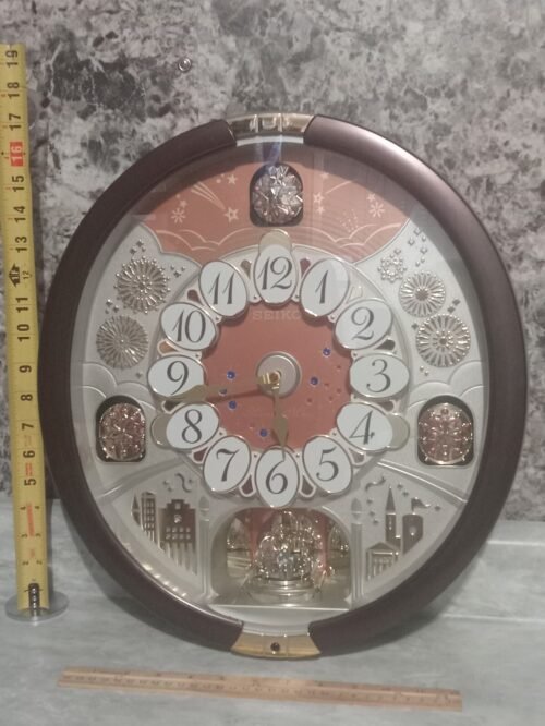 Seiko Collector's Edition Melodies In Motion Wall Clock with Swarovski Crystals