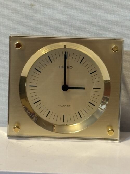 Seiko Goldton Table Clock Watch New Battery