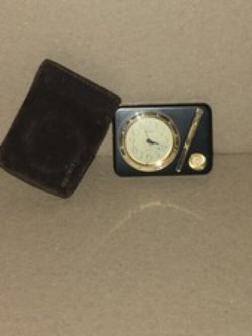 Seiko Japan QUP 101 K Travel Alarm Clock Working Order