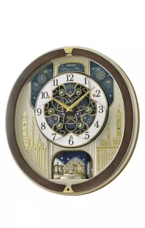 Seiko Limited Edition Melodies In Motion 2023 Musical Wall Clock (QXM399BRH)