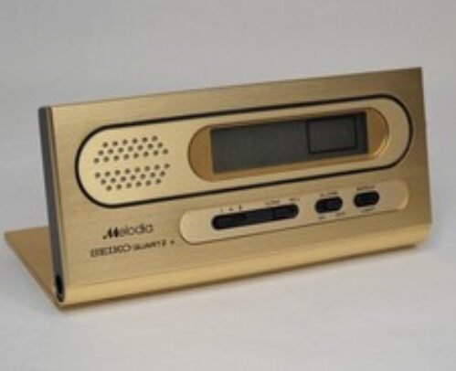 Seiko Melodia Vintage Pocket Folding Alarm Clock With Case, Read Description
