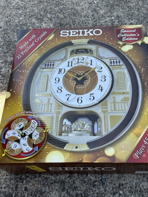 Seiko Melodies in Motion 2024 Musical Wall Clock Limited Edition Quartz Movement