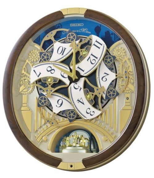 Seiko Melodies in Motion 2025 Golden Rhythm Musical Wall Clock Limited Edition