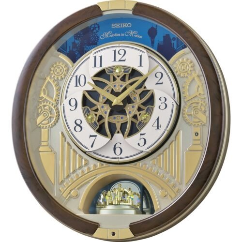 Seiko Melodies In Motion 2025 Golden Rhythm Musical Wall Clock (Limited Edition)