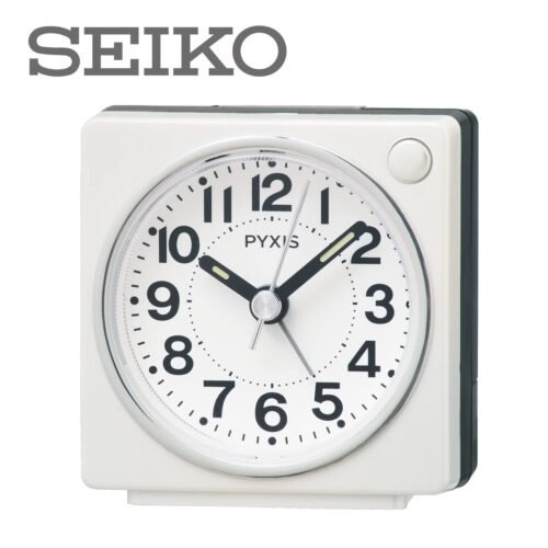 SEIKO PYXIS Alarm Clock Pearl White Japanese Domestic Model