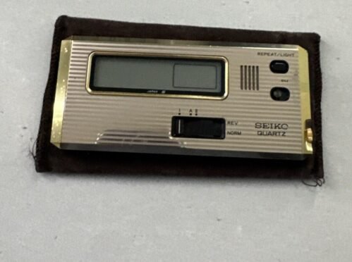 Seiko Quartz Travel Digital Alarm Clock 7411-002G