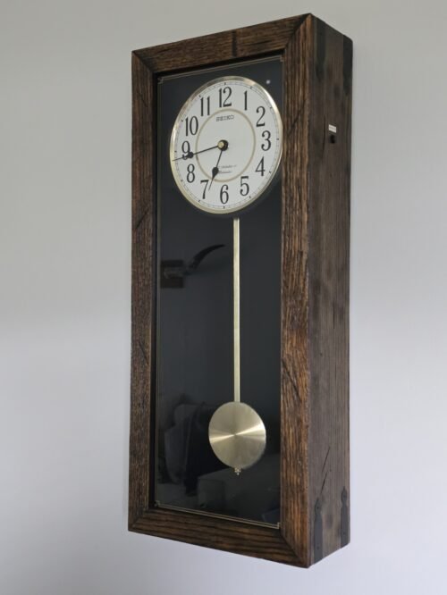 Seiko QXM-330-BLH Pendulum Wall Clock – Chime Melodies -New w/ Box & Battery