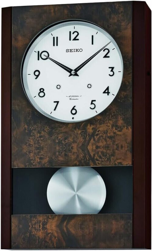 Seiko QXM359BLH Japanese Quartz Wall Clock with Westminster Chime / 18 Melodies