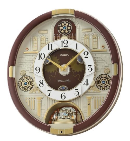 Seiko QXM377BR Melodies Motion Wall Clock