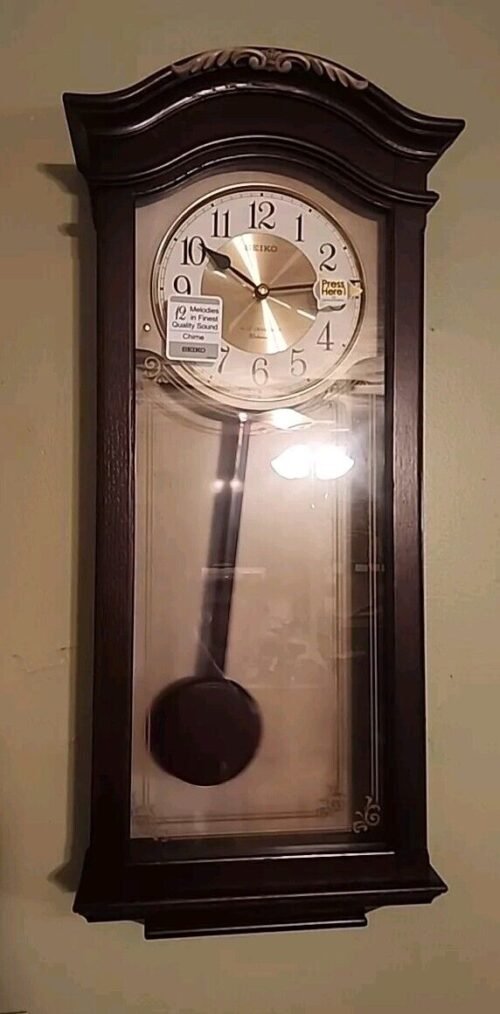 Seiko QXM492BLH Japanese Quartz Wall Clock