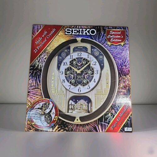 Seiko Special Collectors Addition QXM399BRH Melodies In Motion Wall Clock