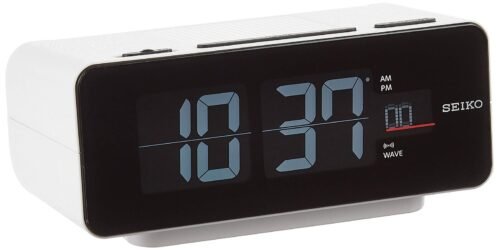 Seiko Table Clock DL213W Radio Controlled Digital AC Color LCD Series C3 FLIP