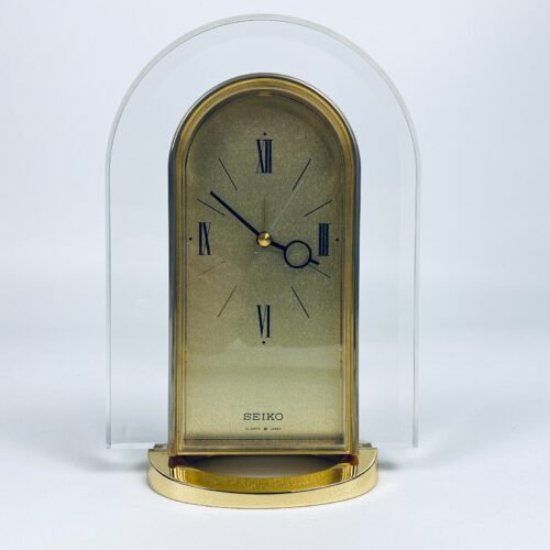 Seiko Vintage Alarm Table Desk Shelf Clock Ref. QEJ(EJ)110G Cal. 30004A WORKING
