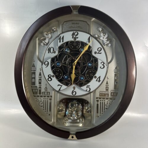 SEIKO Wall Clock RE579B Karakuri Melody Sounds Rare