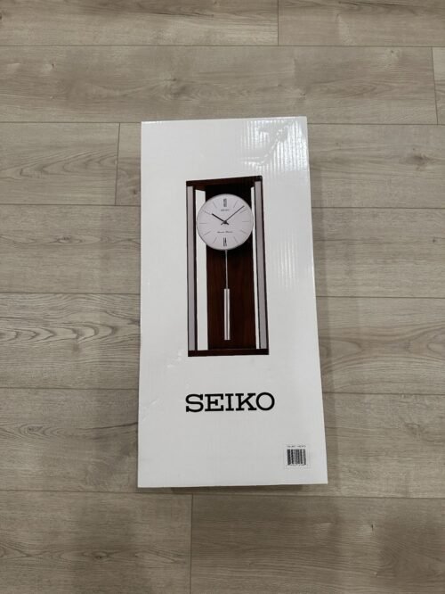 Seiko Wall Clock with Pendulum and Dual Chimes