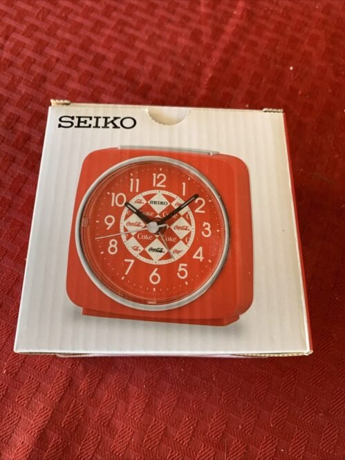 Seiko x Coca Cola Quartz Alarm Clock QHE910r