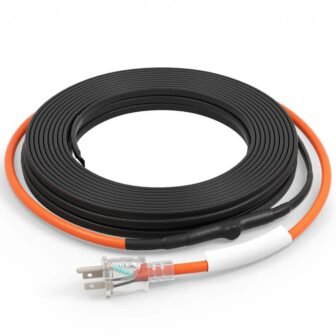 Self-Regulating Pipe Heating Cable, 40 ft. 5W/ft. Heat Tape for Pipes Freeze...