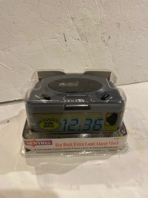 Sentry Loud Alarm Clock big digit extra loud Lighted Battery Backup