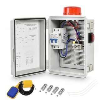 Septic Pump Alarm High Water Alarm for Sump Pump Features a Bright...