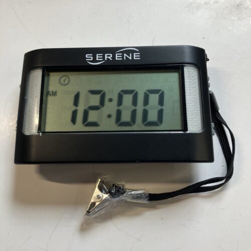 Serene Innovations VA-3 Vibrating Travel Alarm Clock