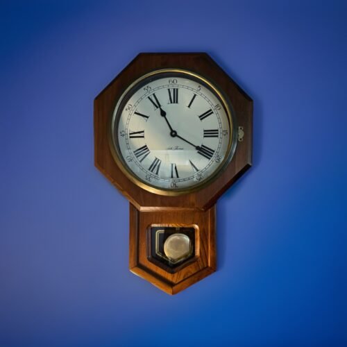 Seth Thomas By Talley Industries Westminster Chime Octagon Pendulum Wall Clock