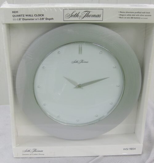Seth Thomas Model WSI 9864 Quartz Wall Clock 11-1/8" NEW & STILL SEALED
