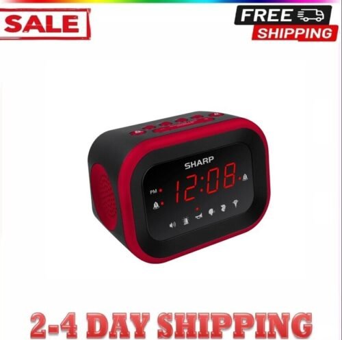 Sharp Big Bang Super Loud Alarm Clock for Heavy Sleepers, 6 Extremely Loud Wake