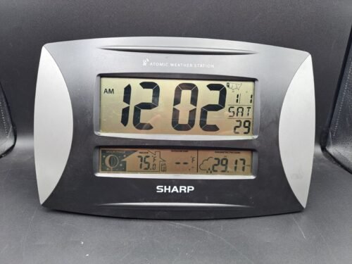 Sharp Digital Atomic Weather Station Clock (SPC1003)