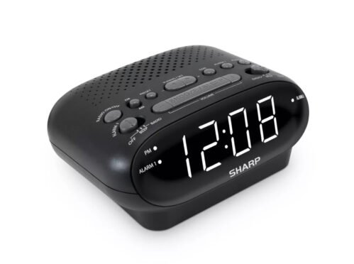 Sharp Digital Dual Alarm Clock with AM/FM Radio