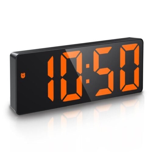 Sharp Electric Digital Alarm Clock LED Large Display Battery Backup Snooze NEW