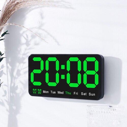Sharp Electric Digital Dual Alarm Clock Battery Backup LED Large Display Snooze