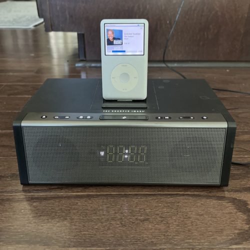 Sharper Image esi-b622 Alarm Clock Ipod/iPhone Dock 30 Pin Connection TESTED