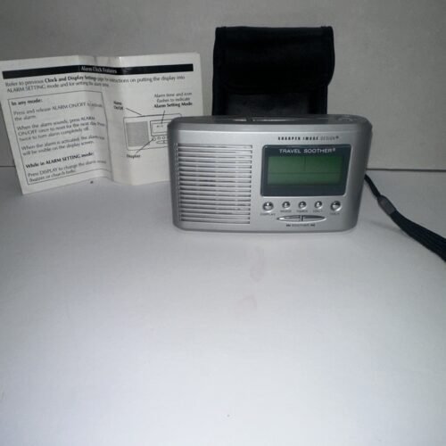 Sharper Image Travel Sound Soother 20 Model SI601 White Noise Alarm Clock Tested