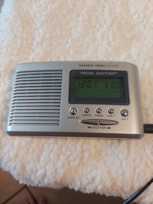 Sharper Image Travel Sound Soother 20 Model SI601 White Noise Alarm Clock Tested