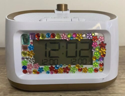 Sharp Projection Alarm Clock Soothing Nature Sleep Sounds Dual Alarm SPC585