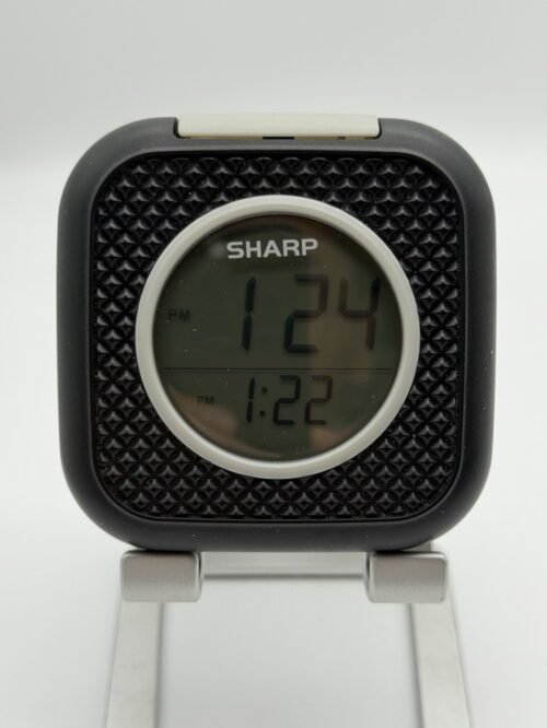 SHARP SPC562 Personal Digital Alarm Clock Vibration and/or Beep Black - Works