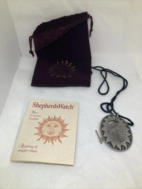 Shepherds Watch Personal Sundial ‘The Gardeners Watch’ Stringed Necklace