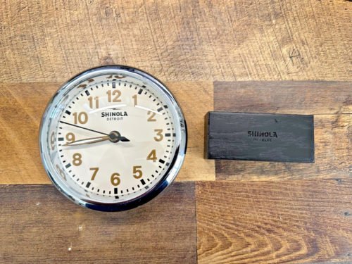 Shinola Runwell Desk Clock