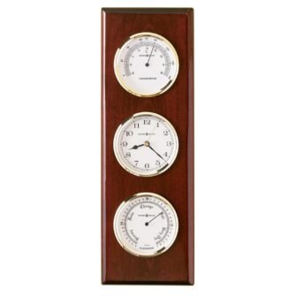 Shore Station Brown Wall Clock
